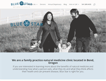 Tablet Screenshot of bluestarclinic.com